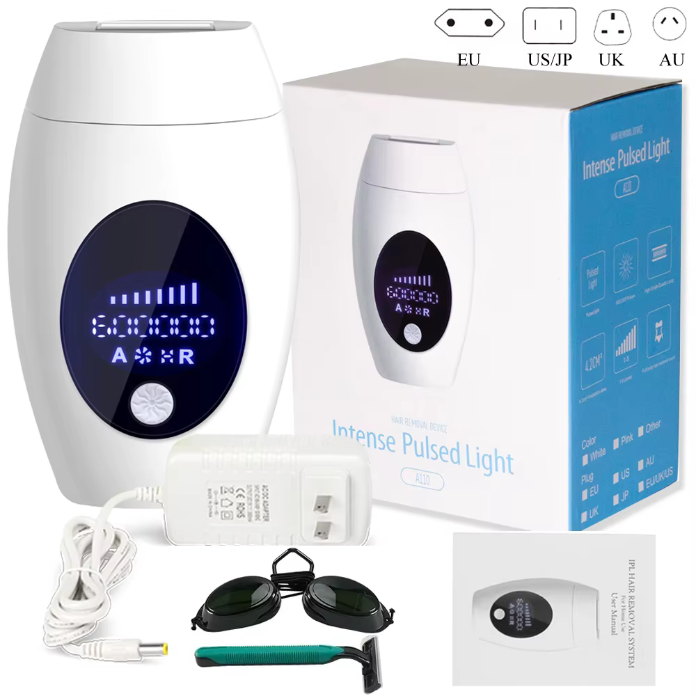Amuliss-Épilateur laser indolore pour femmes, corps, bikini, Ipl, impulsions en continu, photoépilat