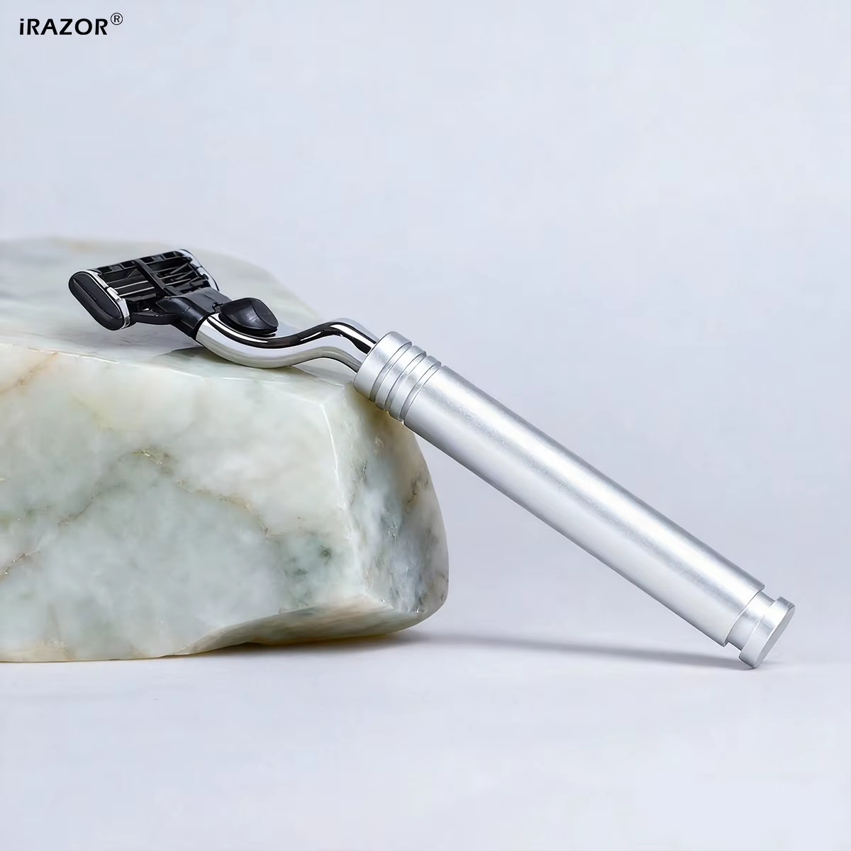 iRAZOR – rasoir de sécurité manuel classique à Triple lame pour hommes, système de rasage Mach 3, ép