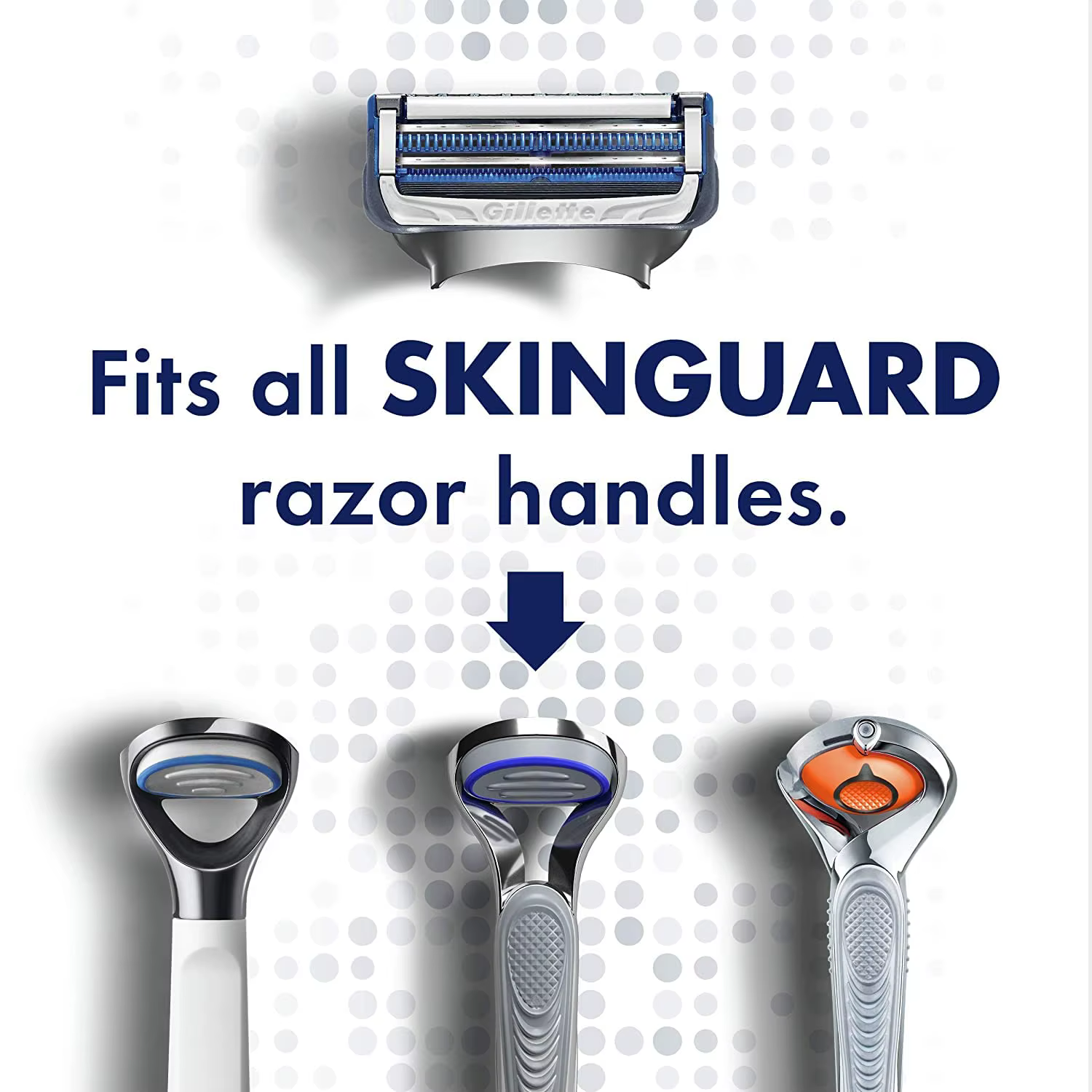 Gillette-SkinGuard Original pour Homme, Recharge de Lame de Rasoir, 2 Couches pour Peau Sensible, Ra