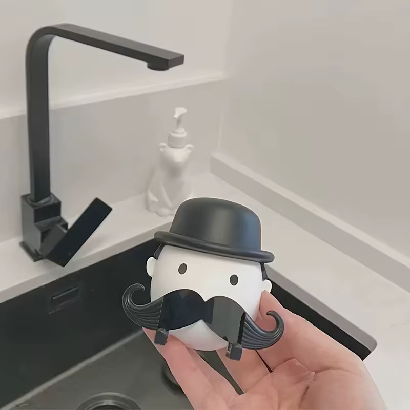 Support de rasoir à ventouse, support de rasoir manuel, design de dessin animé élégant et cool de ha