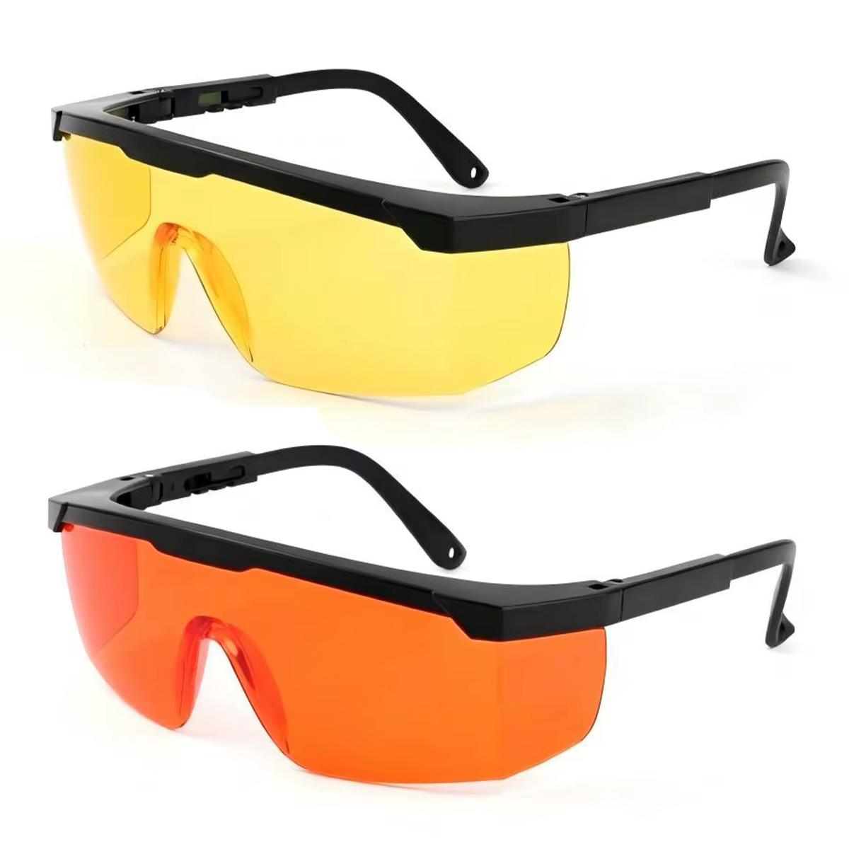 Lunettes de sécurité laser IPL 190-2000nm, lunettes de protection des yeux anti-UV pour l'épilation 