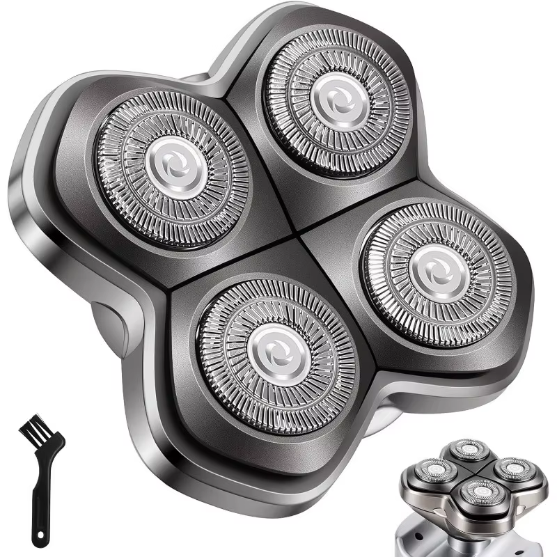 Tête de rasoir électrique de remplacement compatible Pro4 pour rasoirs Skull Pitbull/Butterfly Kiss