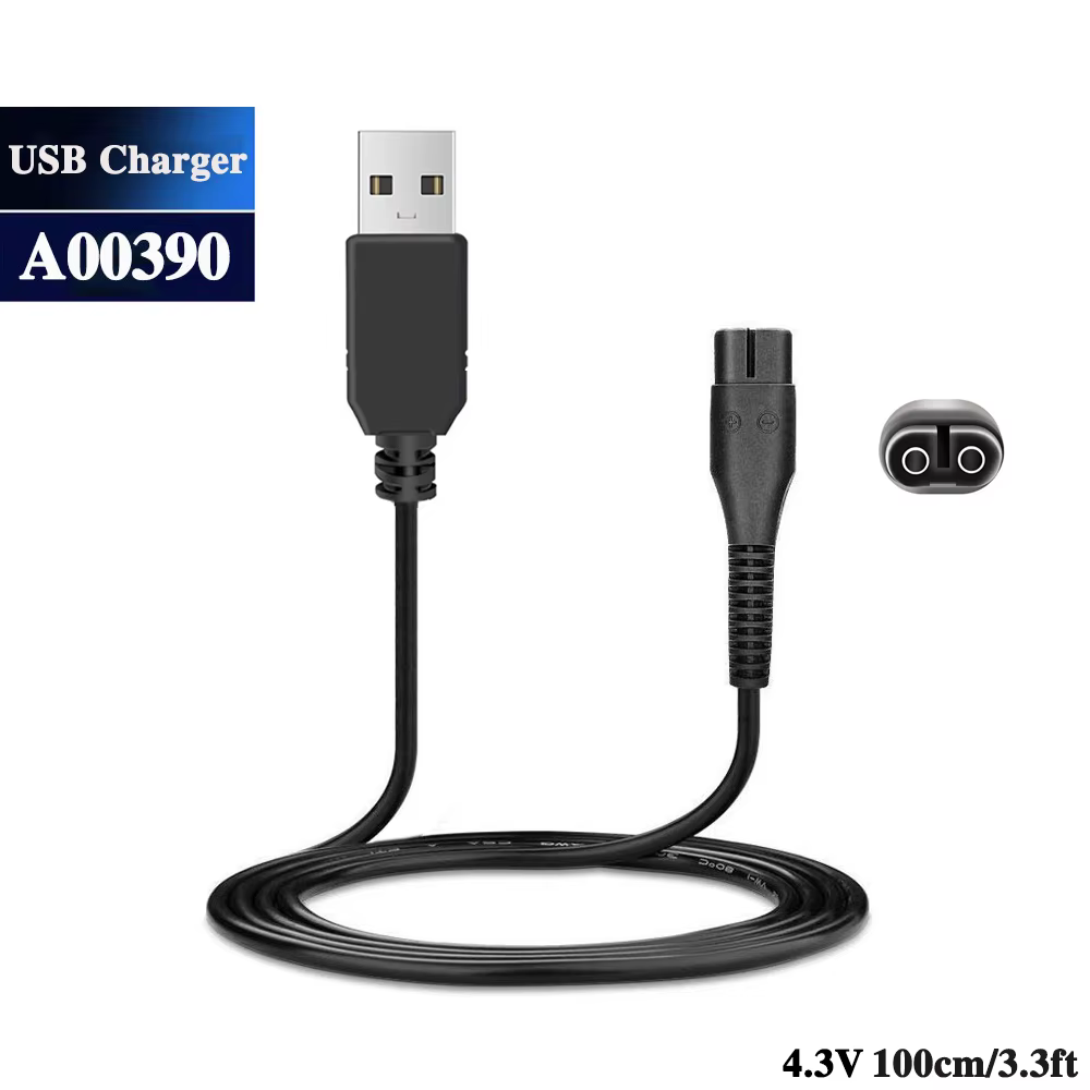 Adaptateur de cordon d'alimentation de chargeur USB 4.3V A00390, pour rasoir Philips Norelco OneBlad