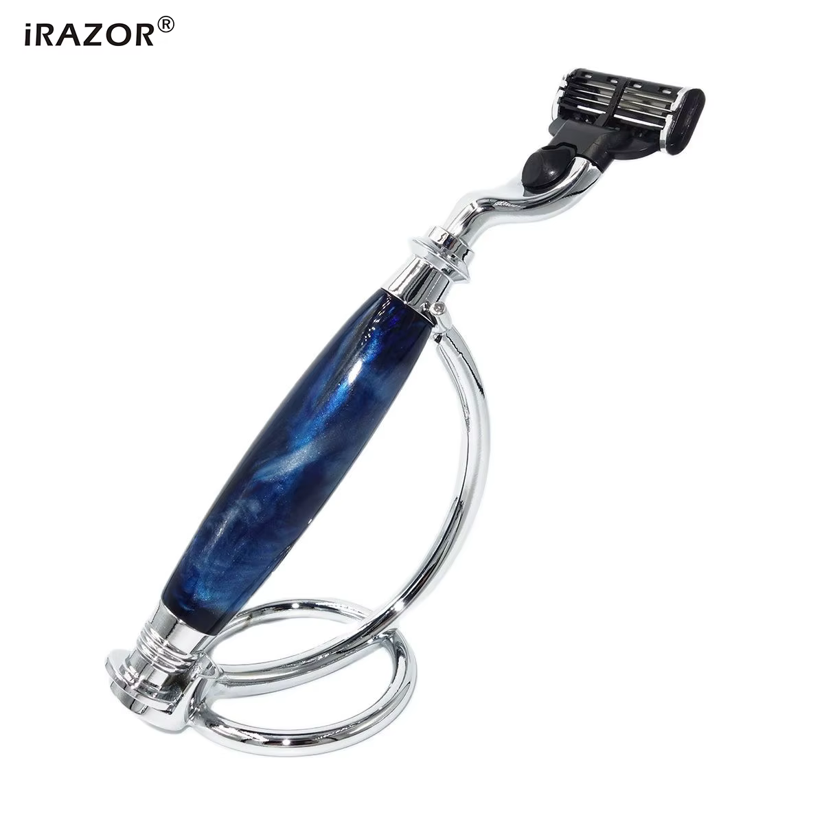 iRAZOR Mach 3 rasoir de sécurité manuel pour hommes Compatible avec la marque universelle 3 couches