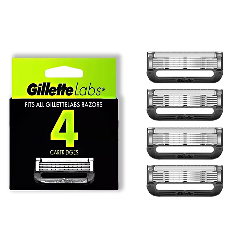 Pour Gillette Labs lame de rasoir 4/8 pièces pour Gillette Labs lames de rasoir chauffantes Gillette