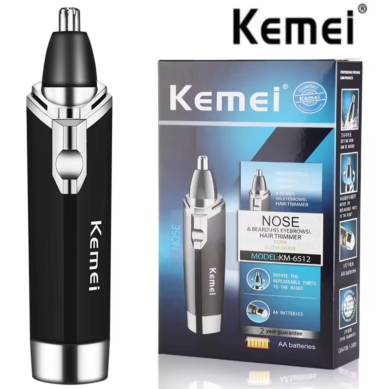 Kemei nez tondeuse à cheveux laine nasale outil nez cheveux coupe lavé tondeuse tondeuse et cheveux 