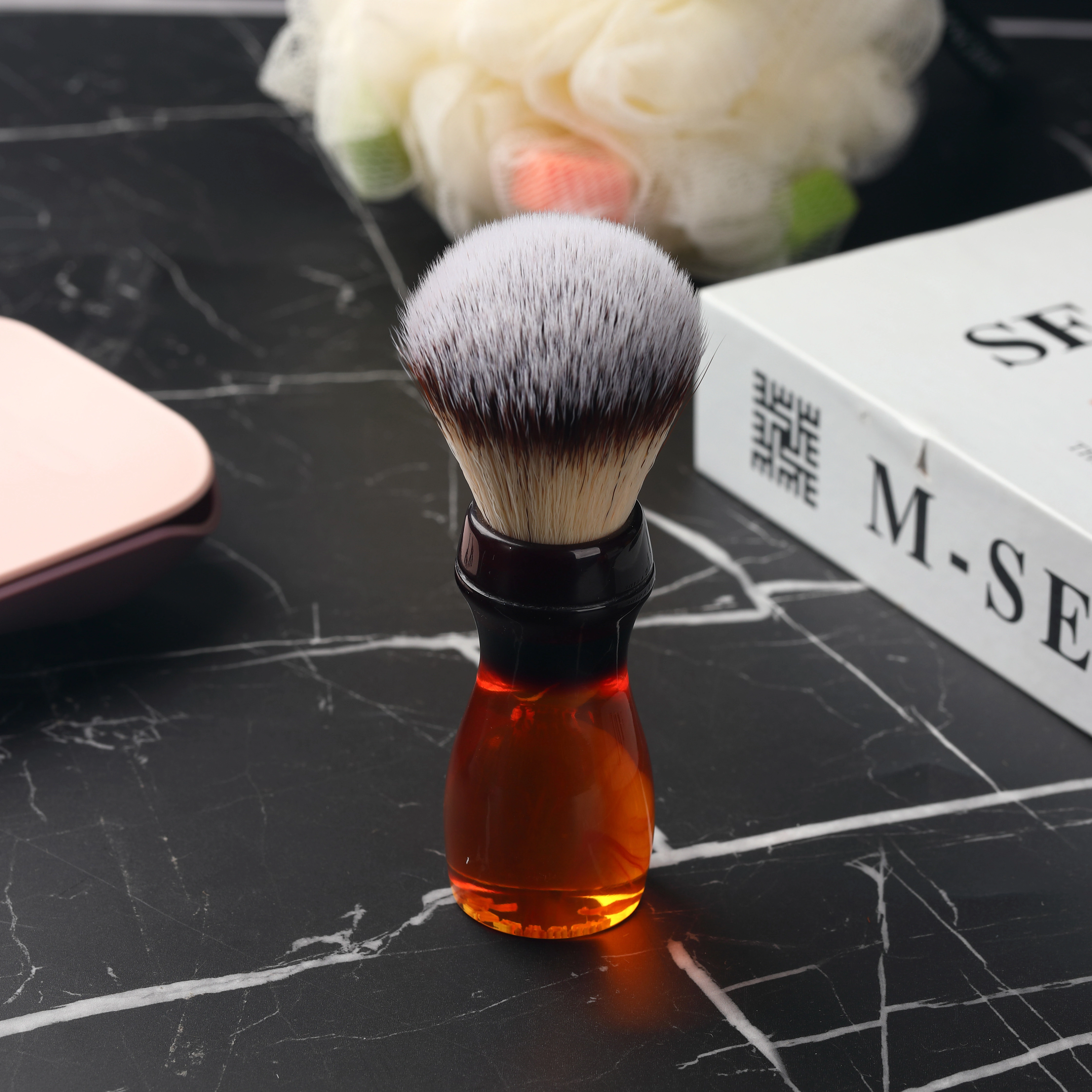 Yaqi 22mm Cola Brosse à raser en cheveux synthétiques