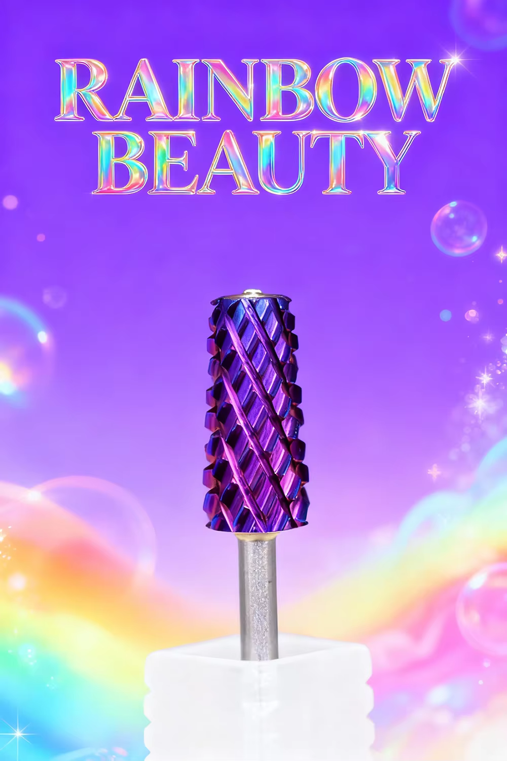 RolinStar 6.6 sécurité grand diamant cristal trapèze cônico baril violet acier carbure fraise foret 