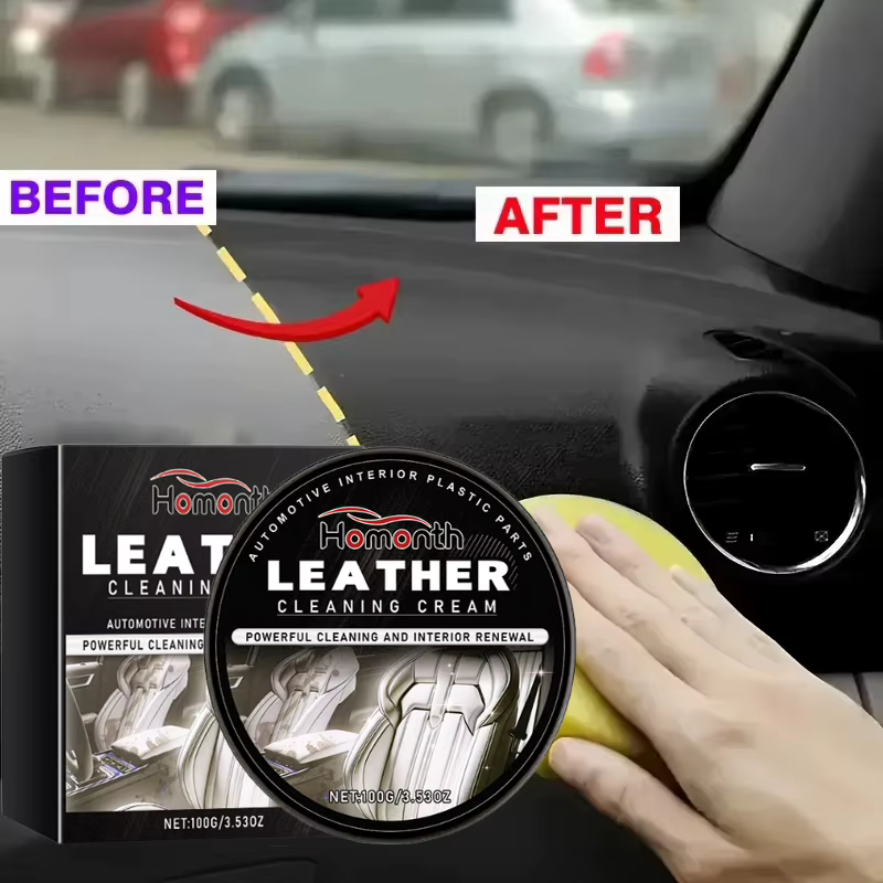 Après-shampooing pour cuir, sièges de voiture longue durée, polissage, soin nourrissant, crème de so