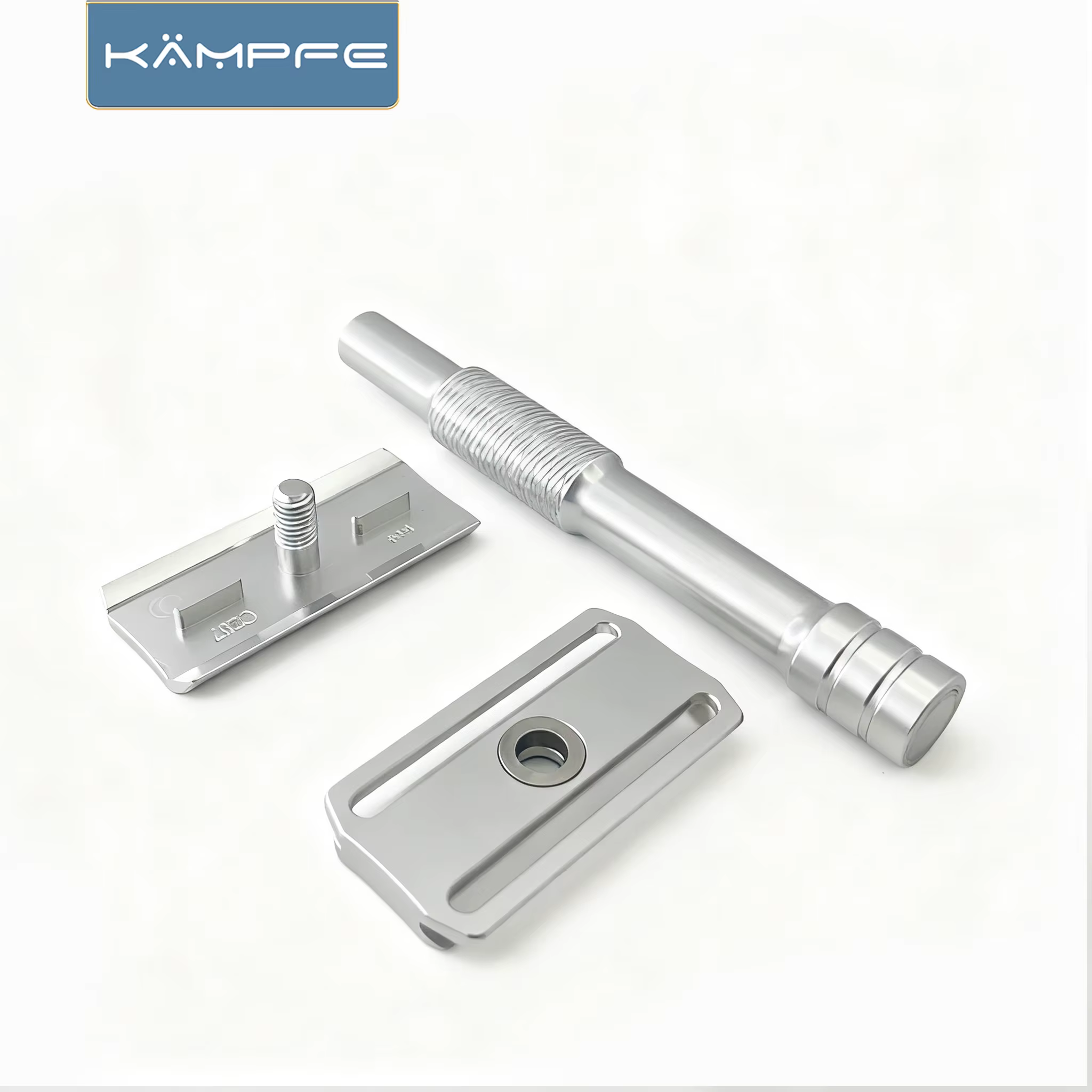 Kampfe – rasoir Vintage à Double tranchant pour hommes, en aluminium antidérapant, pour toilettage h
