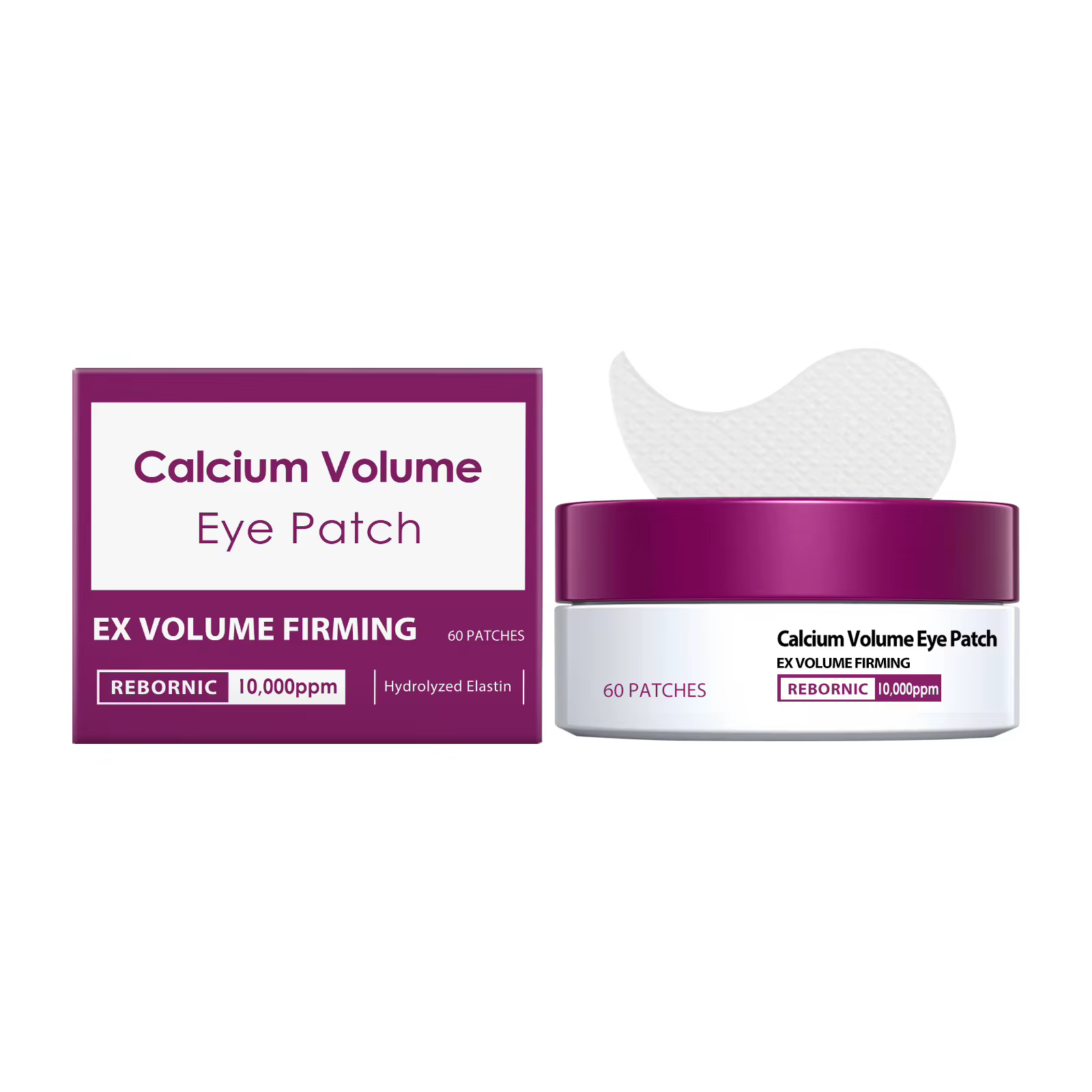 Patchs pour les yeux au Volume de Calcium, Anti-poches, rides, réduit les poches, Lifting, raffermis