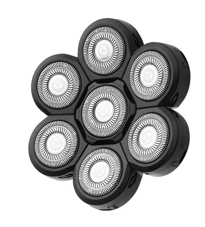 Remplacement du rasoir 7 têtes 7 tête de rasoir tête de rasoir 7 têtes lame de coupe de barbe Compat