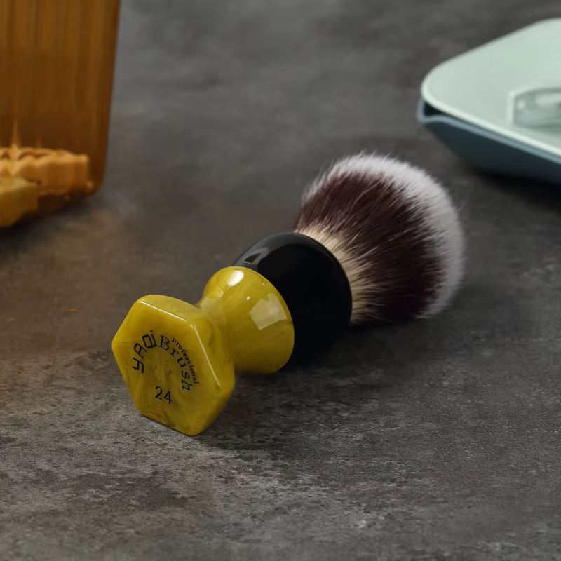 YAQI-Pinceau de rasage en poils synthétiques pour homme, whisky de chat, sans espoir