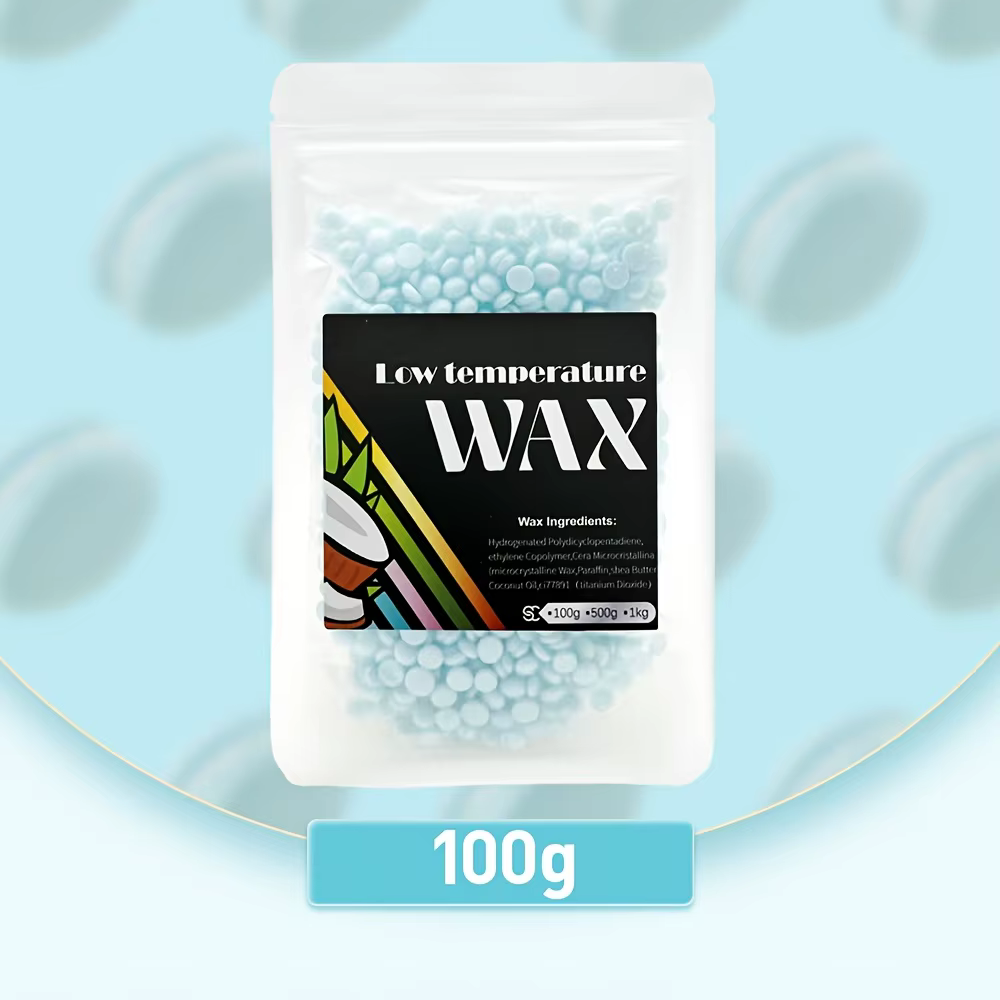 Vliife 100/500g perles de cire cire d'épilation dure douce pour les Types de peau sensible résultats