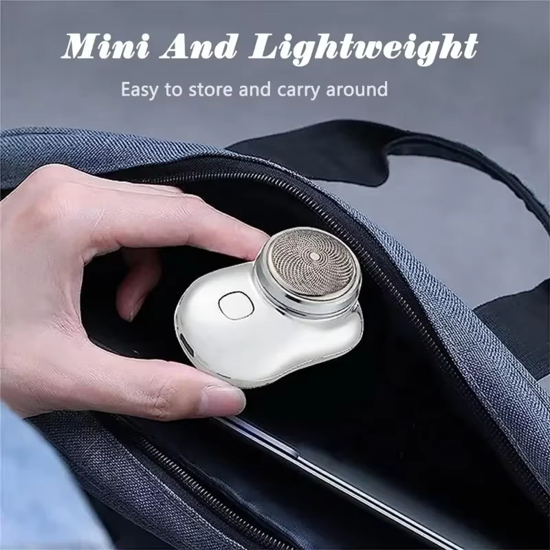Rasoir de voyage portable avec chargement USB, affichage de puissance LED, mini rasoir électrique ét