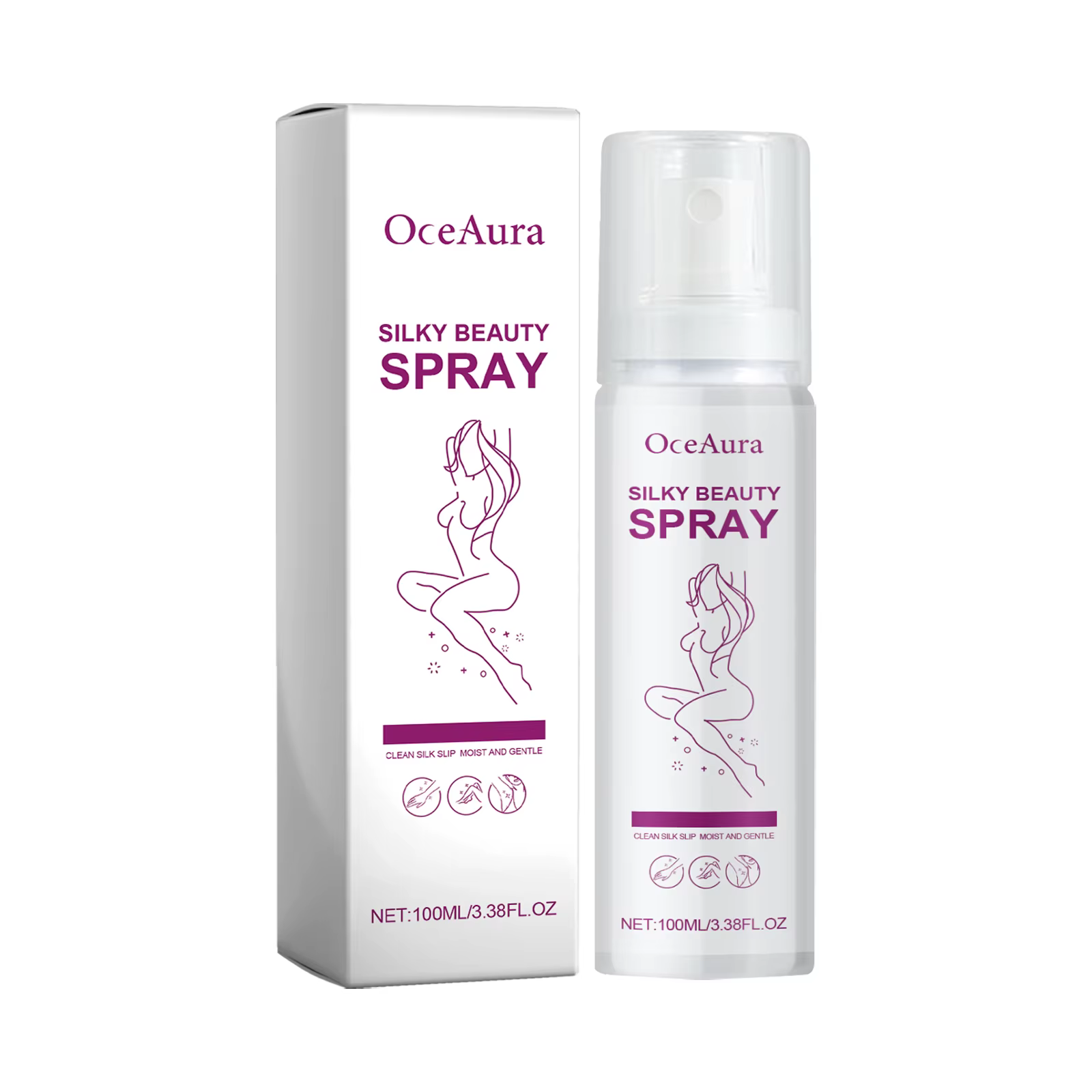OceAura Spray d'épilation du corps inhibiteur de cheveux indolore aisselles jambe réduction des chev