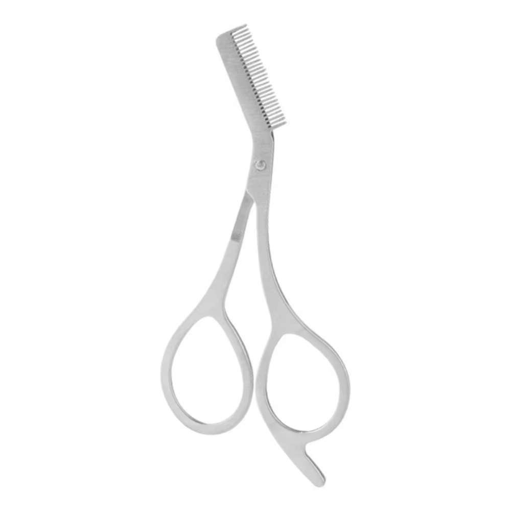 Ciseaux coupe-sourcils en acier inoxydable, outil de toilettage de précision pour hommes et femmes, 