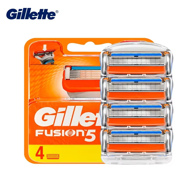 Gillette-Lame de rasoir de sécurité manuelle pour hommes, remplacement de la tête de rasage, cassett