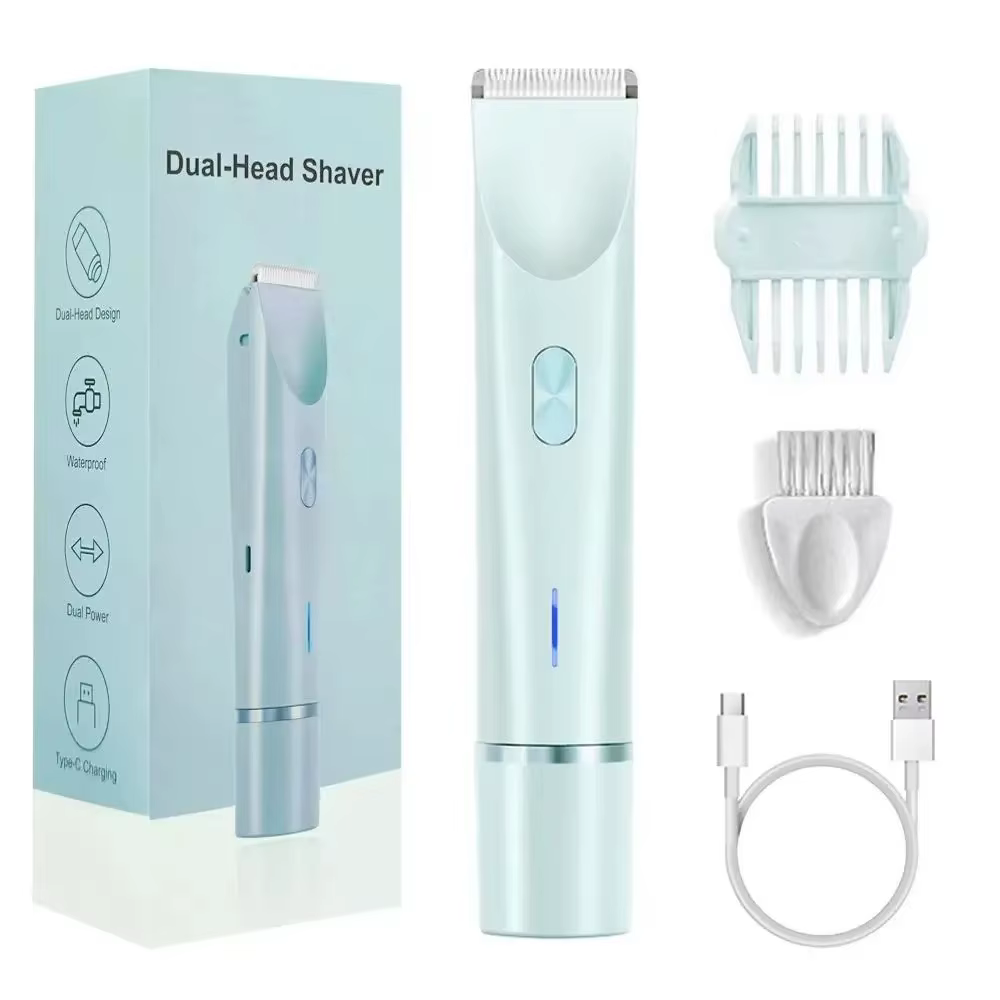 Mini rasoir électrique rechargeable étanche 2-en-1 Mi pour femme, tondeuse bikini et épilateur corpo
