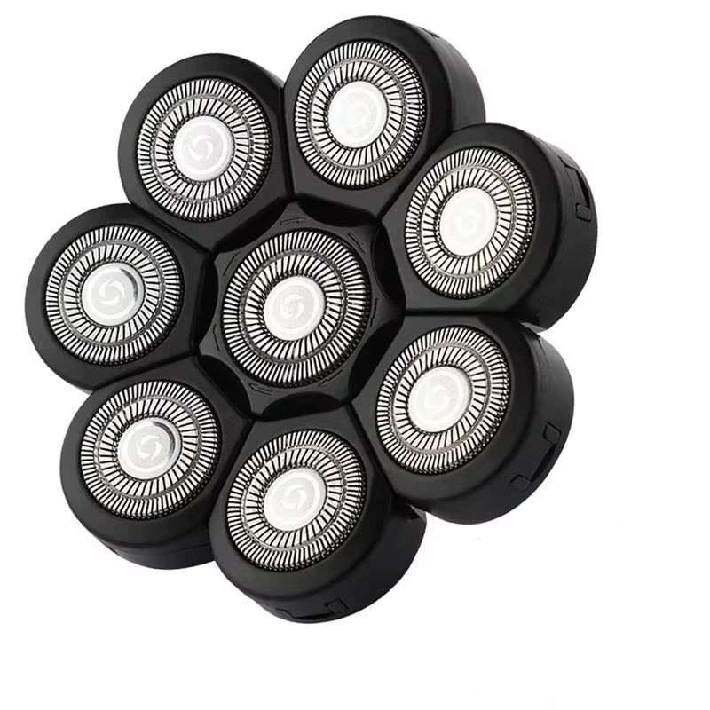 Tête de rasoir de rechange, tête de rasoir flottante, lavable, électrique 8D, Kit de tondeuse à chev