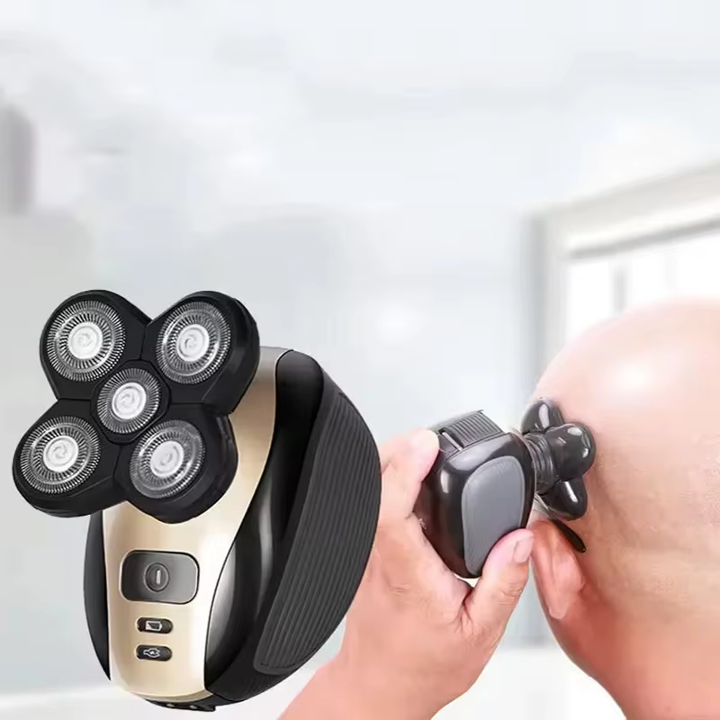 Nouveau modèle rasoir rotatif tondeuse à barbe tondeuse à cheveux visage 5 tête rasoir électrique ra