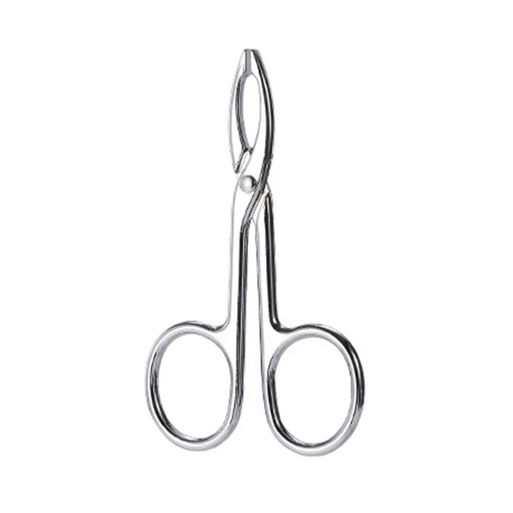 Pince à épiler à pointe droite avec outil d'épilation Foy, pince à épiler pour sourcils, pince à épi