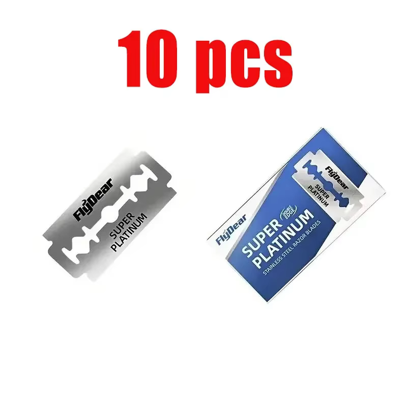Lames de rasoir en acier inoxydable, 10 à 100 pièces, lames de rasoir manuelles à double face de sty