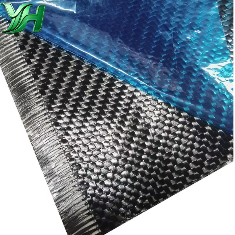 Tissu préimprégné en fibre de carbone 3K 200 g/m² à armure sergé 2x2, matrice en résine époxy haute 