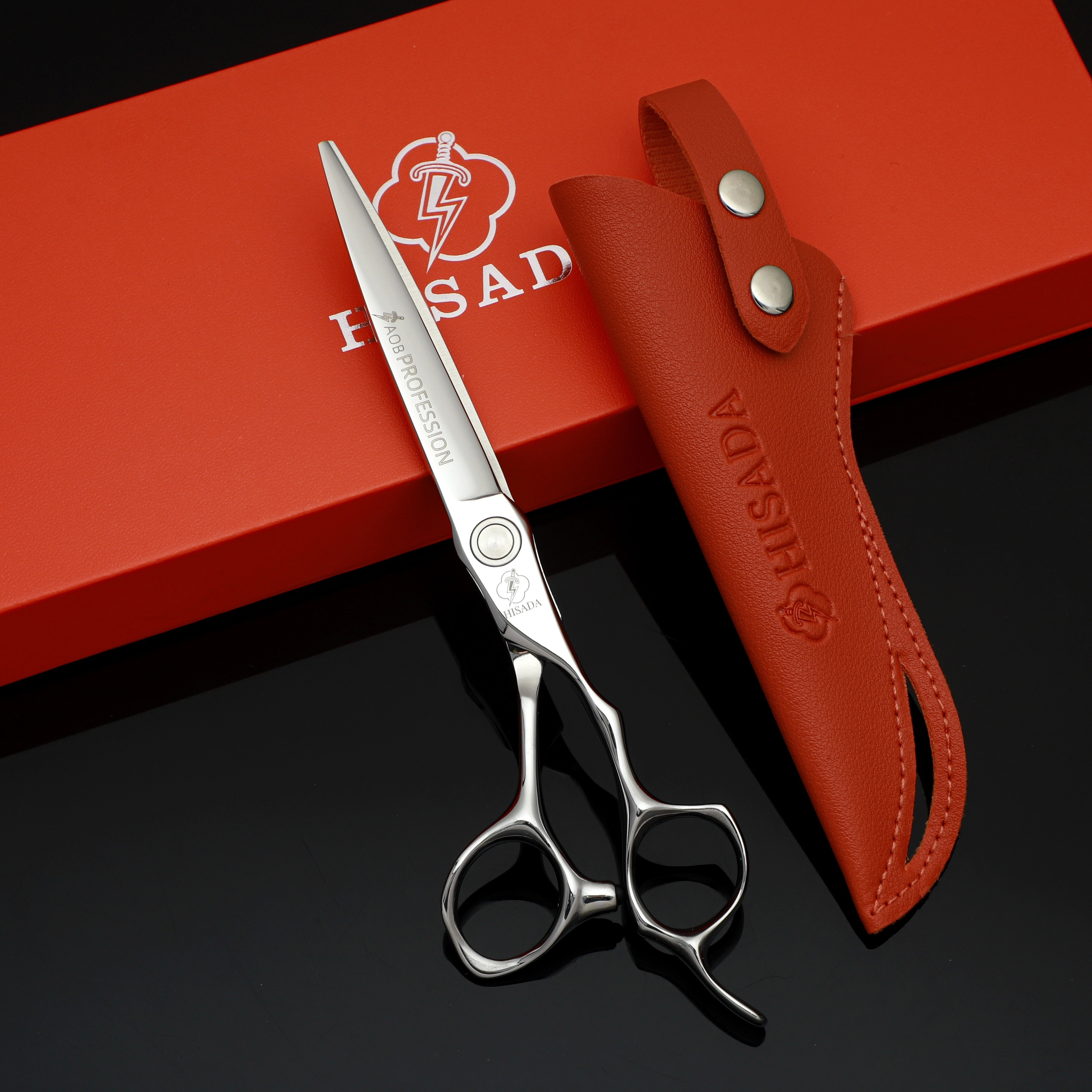 HISADA ensemble de ciseaux à cheveux 6.2/6.7/7.2 pouces fabriqué à la main VG10 matériel barberia ti