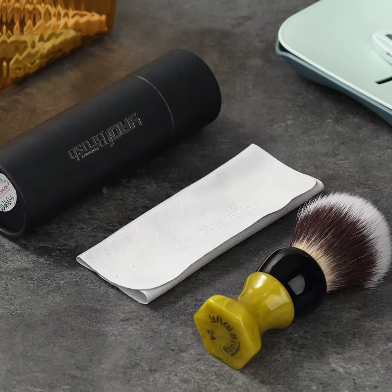 YAQI-Pinceau de rasage en poils synthétiques pour homme, whisky de chat, sans espoir