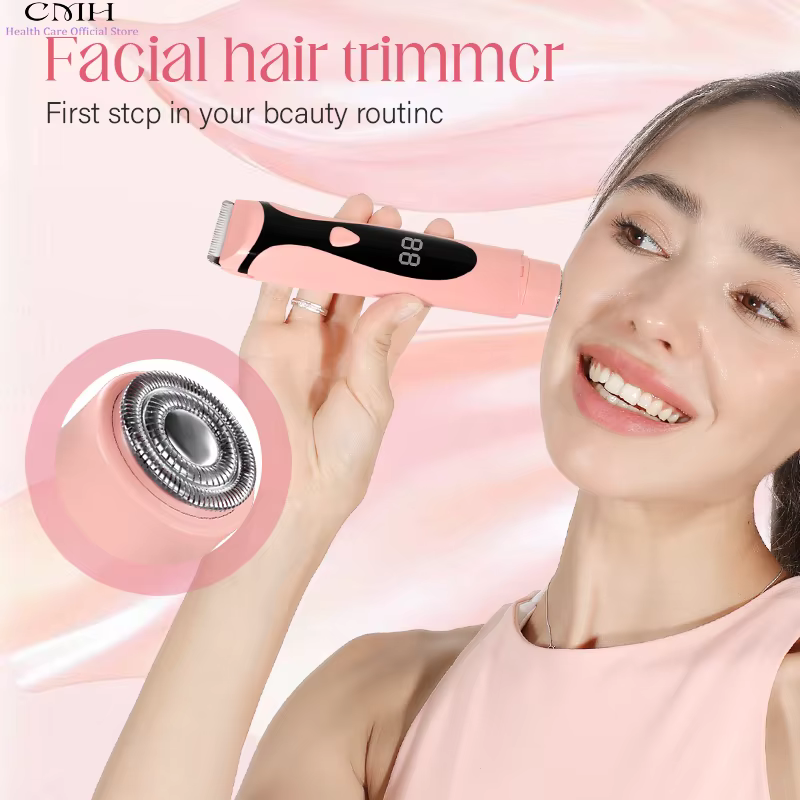 Rasoir électrique 2 en 1 pour femmes, épilation du corps, du visage, des aisselles et des jambes, re