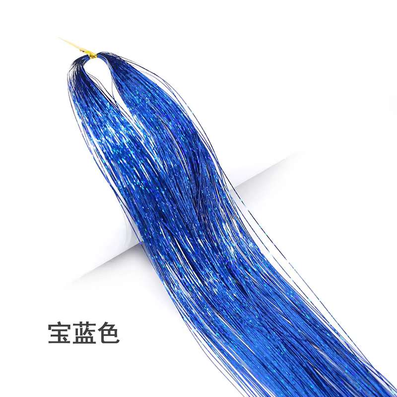 Kit de guirlandes de cheveux scintillantes et brillantes, arc-en-ciel pour femmes, Extension capilla