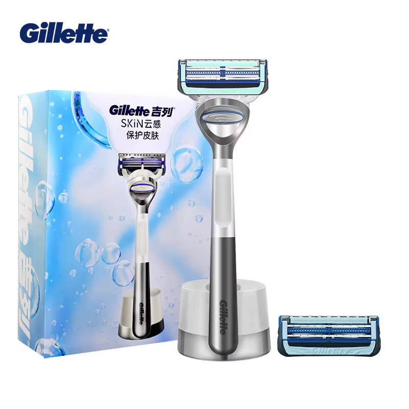 Rasoir Gillette SkinGuard Sensitive pour hommes, lame à 2 couches, rasoir sûr et lisse