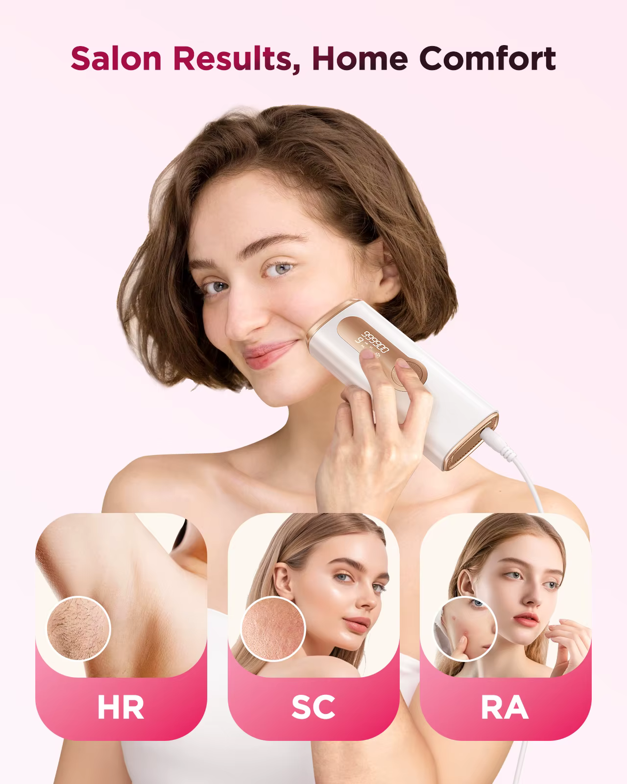 Dispositif d'épilation au Laser IPL 3 en 1, photoépilateur indolore 16J, refroidissement par glace, 