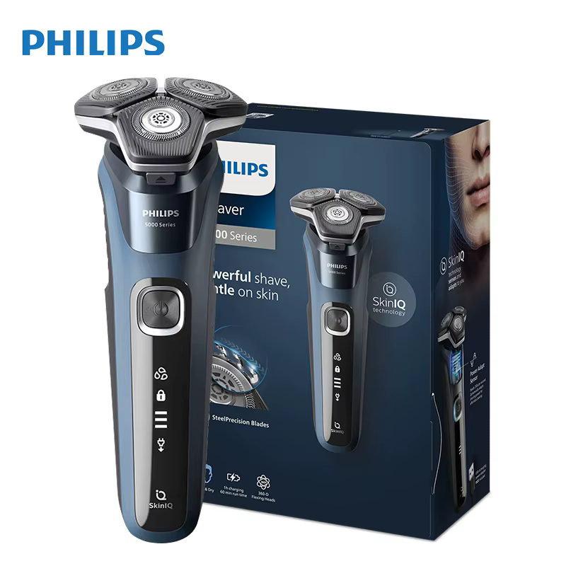 Philips rasoir électrique S5880 tête flottante à charge rapide avec tondeuse à favoris rasage humide