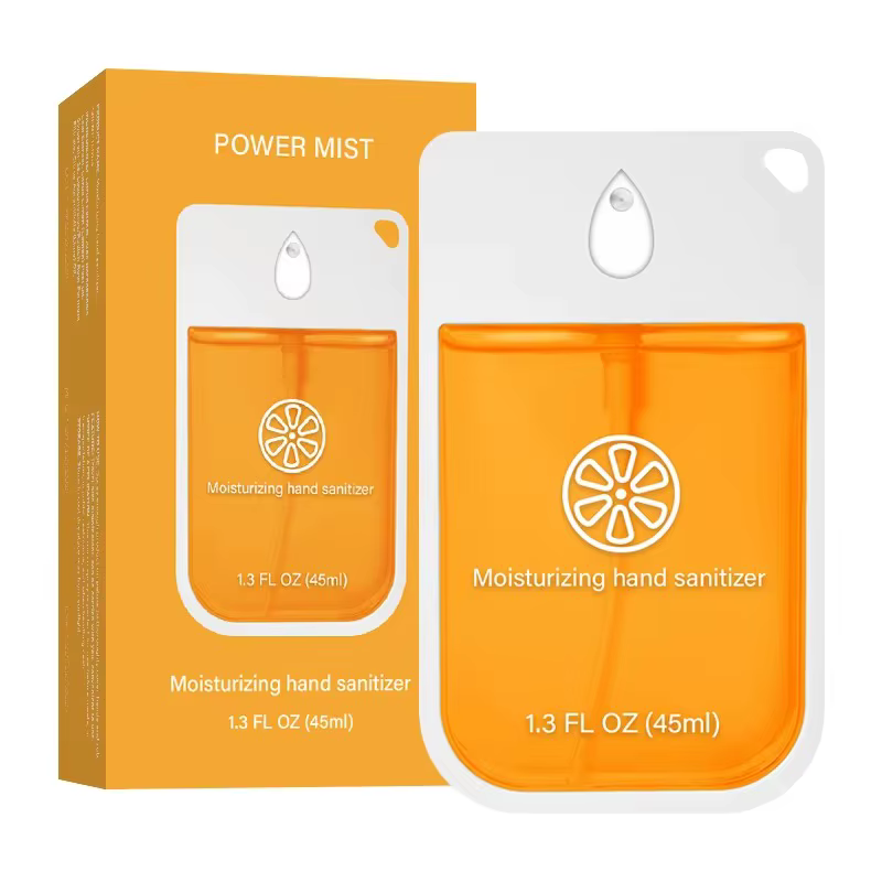 Spray désinfectant pour les mains format voyage, lot de 1 à 6 - Gel hydratant sans alcool, flacons d