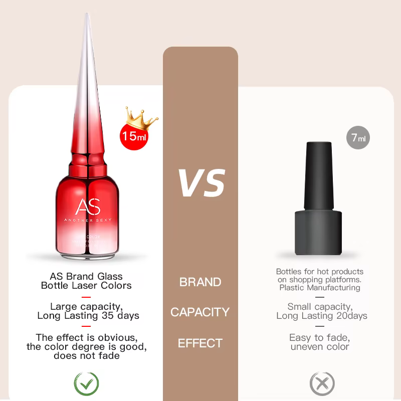 AS 15ml feuille de transfert Gel vernis à ongles tremper Led Uv Gel vernis séchage rapide étoile aut