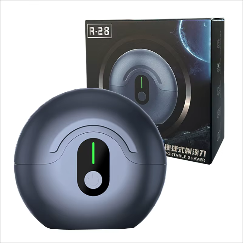 Soucoupe volante Design rasoir électrique pour hommes rond ovni Portable Double flottant lame magnét