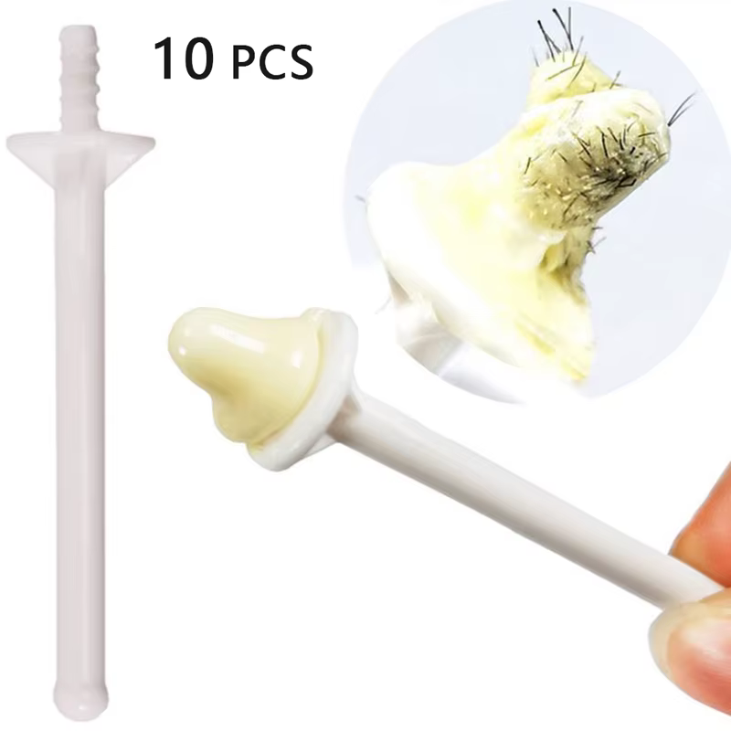 Kit de cire d'épilation du nez et des oreilles, 10 pièces, pour hommes et femmes, bâton de cire nasa