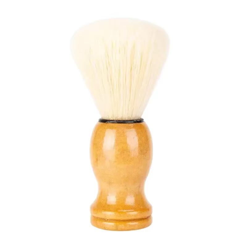 Brosse à raser pour homme à poils doux, outil professionnel pour la préparation de la mousse à raser