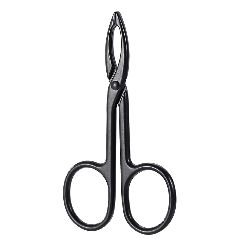 Pince à épiler pour les sourcils, poignée droite, en forme de ciseaux, épilateur pour les poils du v