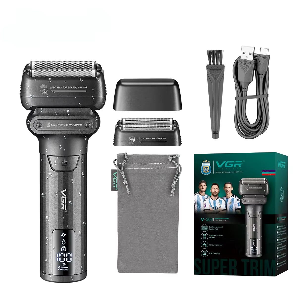 VGR rasoir homme rasoir électrique hommes rasoir electrique homme barbe Rasoir Électrique Tondeuse à