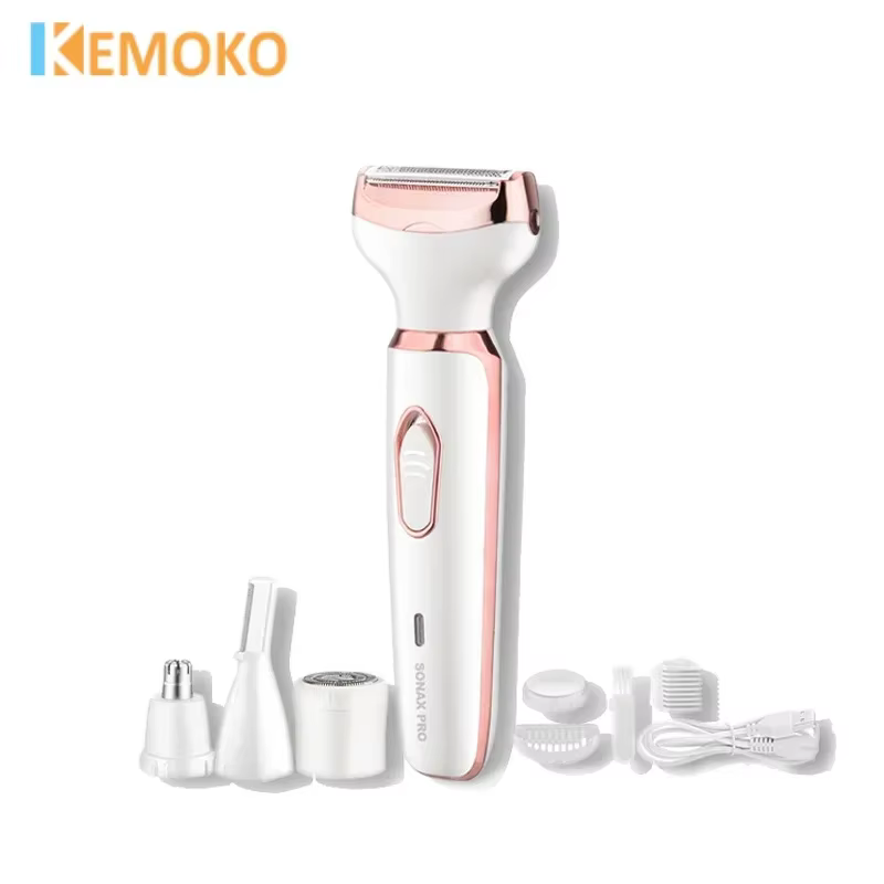 Tondeuse à cheveux électrique portable 2 en 1, épilateur pour femme, zone intime du visage pour épil