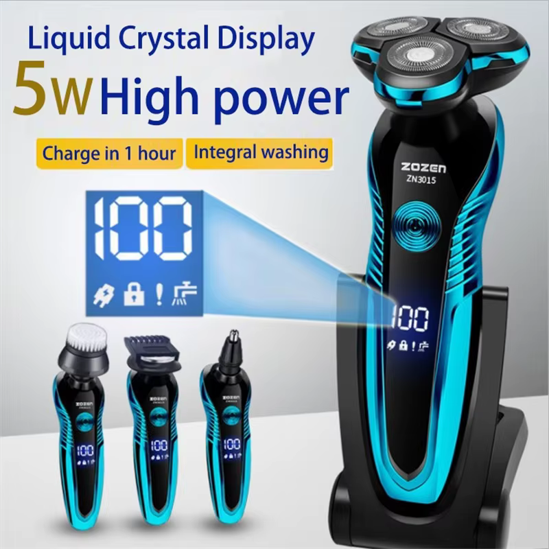 ZOZEN rasoir électrique rasoir électrique lavable Rechargeable corps tondeuse à cheveux Machine à ra