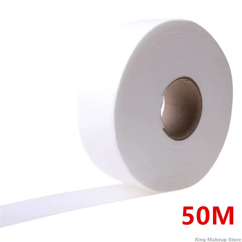 1 rouleau 50m 100m bandes de cire non tissées pour épilation corps tissu cheveux enlever cire roulea
