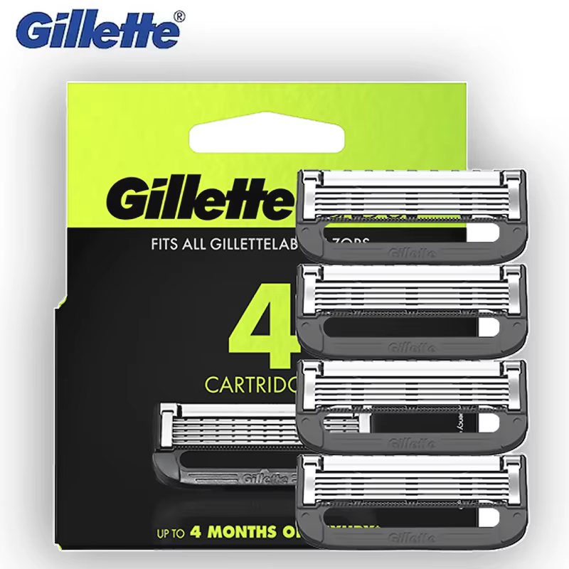 Lames de rasoir pour hommes Gillette Labs compatibles avec le rasoir Gillette Labs - 4/8 cartouches 