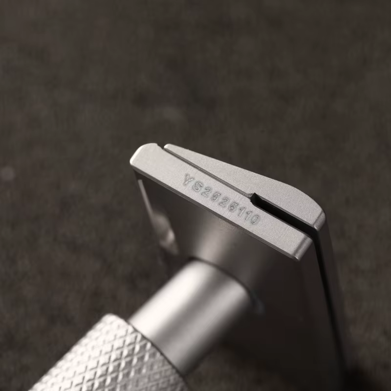 Rasoir de sécurité YAQI Aileron GEM Blade - Rasoir de rasage traditionnel avec 3 lames pour une coup