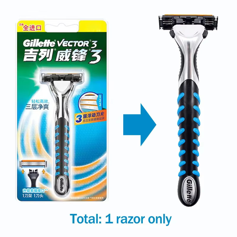 Gillette Sensor Excel – recharges de lames de rasoir pour hommes Vector3, sécurité, rasoir pour barb