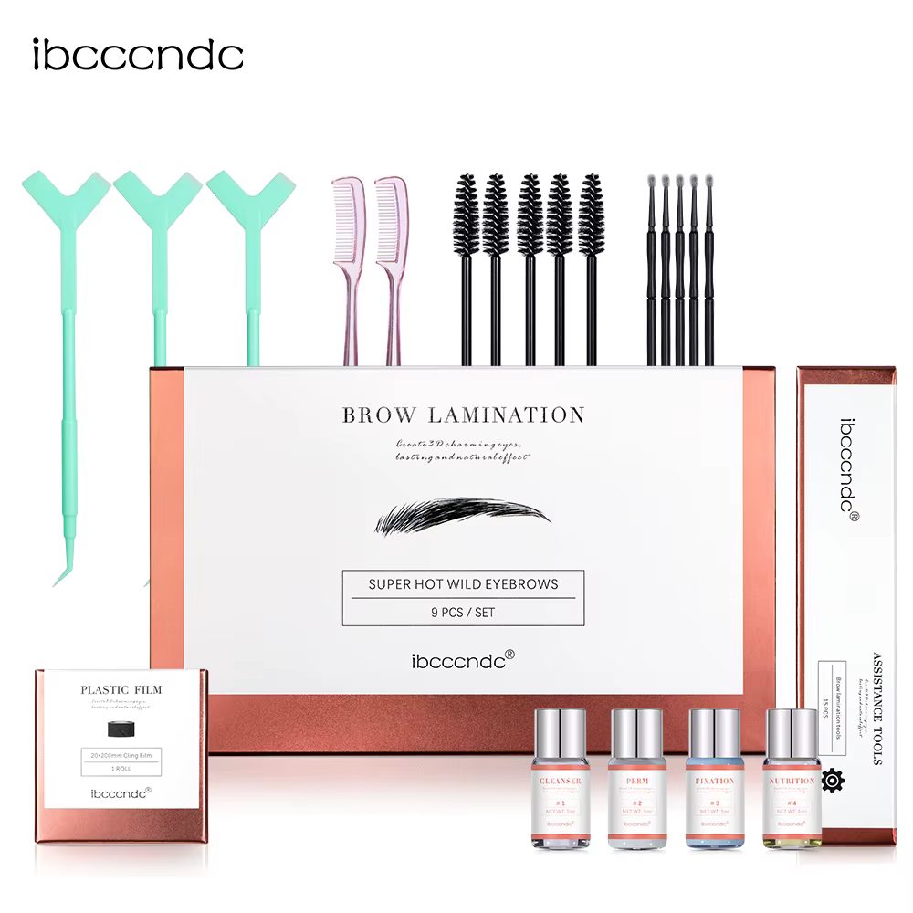 Kit de repassage des sourcils, produits de maquillage pour le stratification des cils, levage profes