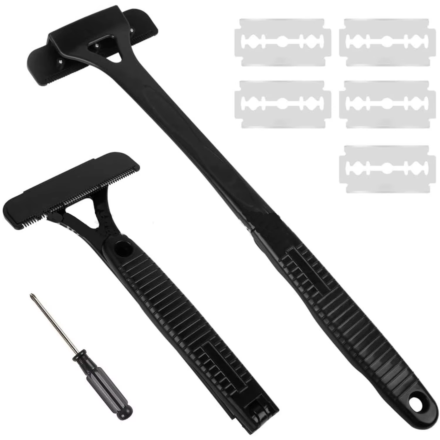 Rasoir hommes dos rasoir mâle Machine cheveux rasoir sécurité longue poignée pliable tondeuse corps 